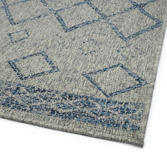 Kaleen Bacalar Collection Light Grey Area Rug 4' x 6'