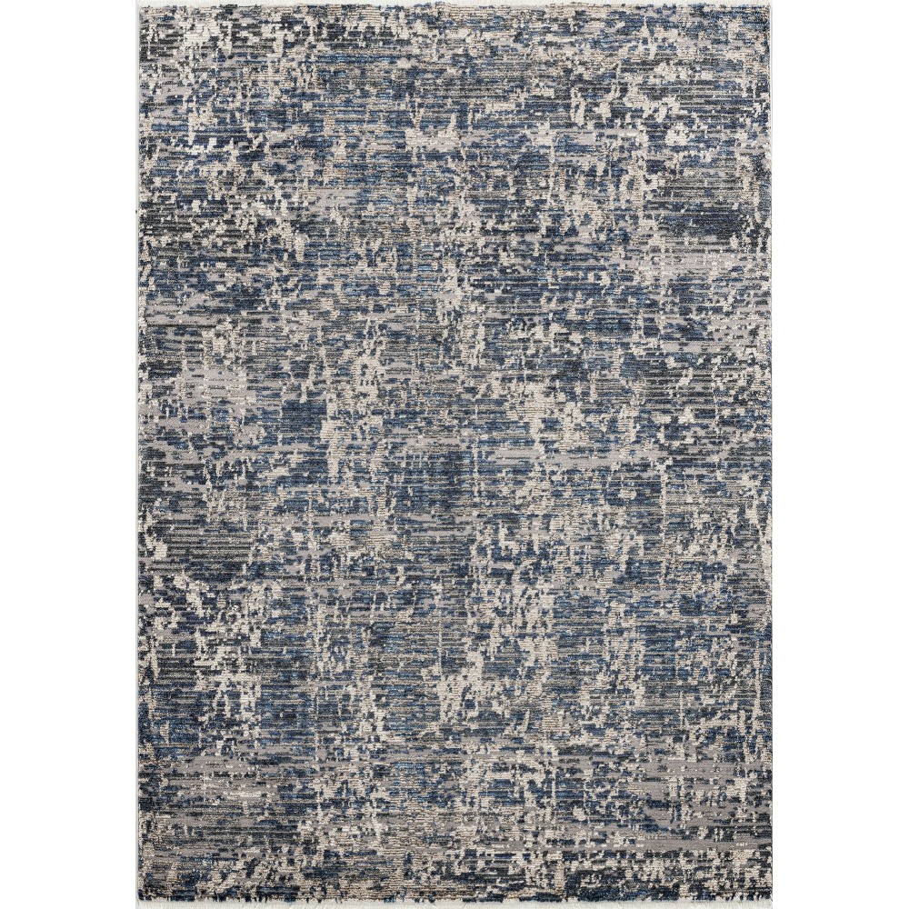 Kaleen Eddison Collection Dark Denim Throw Rug 2' x 2'7"