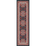 Kaleen Bitki Collection Red Teal Throw Rug 1'11" x 3'7"