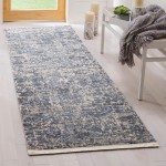 Kaleen Eddison Collection Dark Denim Throw Rug 2' x 2'7"