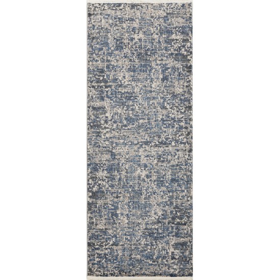 Kaleen Eddison Collection Dark Denim Runner 2'7" x 7'6"