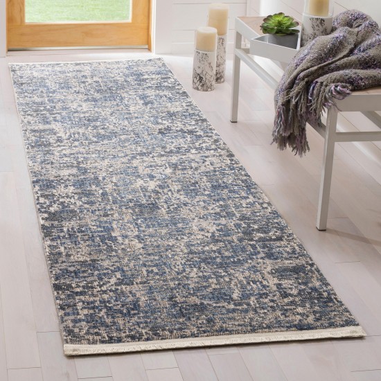 Kaleen Eddison Collection Dark Denim Runner 2'7" x 7'6"