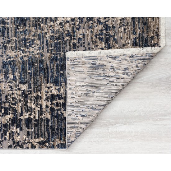 Kaleen Eddison Collection Dark Denim Area Rug 7'10" x 10'