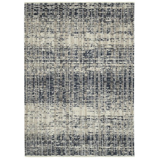 Kaleen Eddison Collection Dark Navy Throw Rug 2' x 2'7"