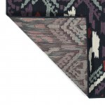 Kaleen Bitki Collection Ivory Purple Runner 2'2" x 7'10"