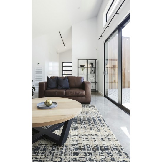 Kaleen Eddison Collection Dark Navy Area Rug 9'3" x 12'6"