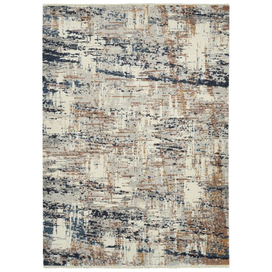 Kaleen Eddison Collection Dark Multi Throw Rug 2' x 2'7"