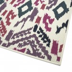 Kaleen Bitki Collection Navy Purple Throw Rug 1'11" x 3'7"