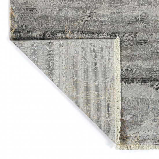 Kaleen Eddison Collection Dark Grey Throw Rug 2' x 2'7"