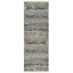 Kaleen Eddison Collection Dark Grey Throw Rug 2' x 2'7"