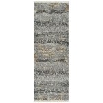 Kaleen Eddison Collection Dark Grey Runner 2'7" x 7'6"