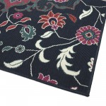 Kaleen Bitki Collection Navy Pink Runner 2'2" x 7'10"