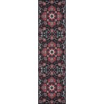 Kaleen Bitki Collection Navy Pink Runner 2'2" x 7'10"