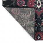 Kaleen Bitki Collection Navy Pink Area Rug 5'3" x 7'6"