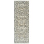 Kaleen Eddison Collection Ivory Gray Runner 2'7" x 7'6"