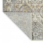 Kaleen Eddison Collection Ivory Gray Area Rug 3'11" x 5'3"