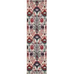 Kaleen Bitki Collection Ivory Red Throw Rug 1'11" x 3'7"
