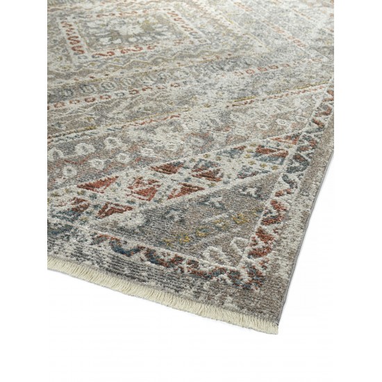 Kaleen Eddison Collection Light Grey Runner 2'7" x 7'6"