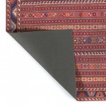 Kaleen Boho Patio Collection Red Navy Throw Rug 2' x 3'