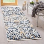 Kaleen Eddison Collection Blue Silver Runner 2'7" x 7'6"