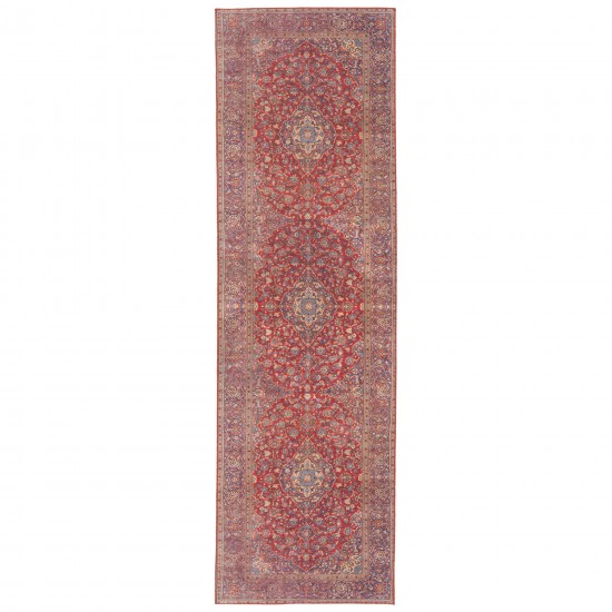 Kaleen Boho Patio Collection Bright Coral Throw Rug 2' x 3'