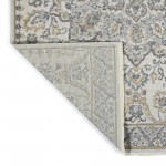 Kaleen Eddison Collection Silver Gray Throw Rug 2' x 2'7"