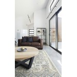 Kaleen Eddison Collection Silver Gray Throw Rug 2' x 2'7"