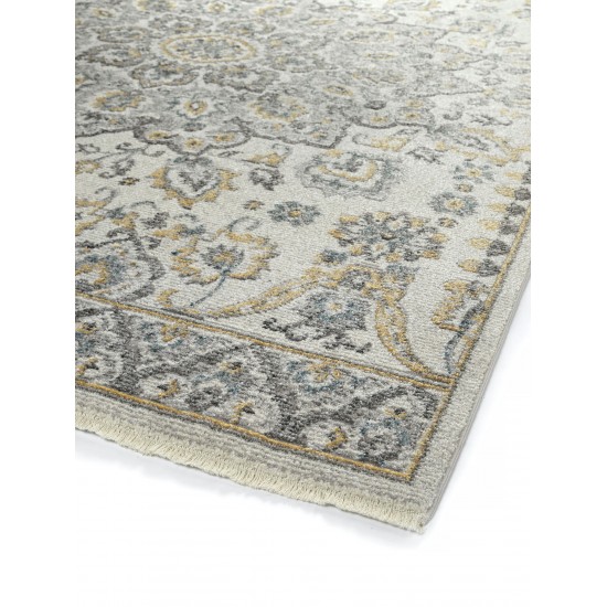 Kaleen Eddison Collection Silver Gray Area Rug 3'11" x 5'3"