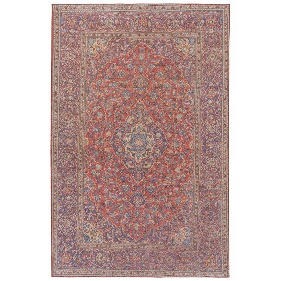 Kaleen Boho Patio Collection Bright Coral Area Rug 5' x 7'6"