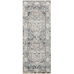 Kaleen Eddison Collection Blue Navy Runner 2'7" x 7'6"