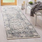 Kaleen Eddison Collection Blue Navy Runner 2'7" x 7'6"
