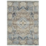 Kaleen Eddison Collection Multi Navy Runner 2'7" x 7'6"