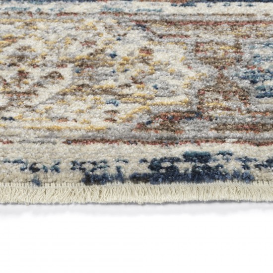 Kaleen Eddison Collection Multi Navy Runner 2'7" x 7'6"