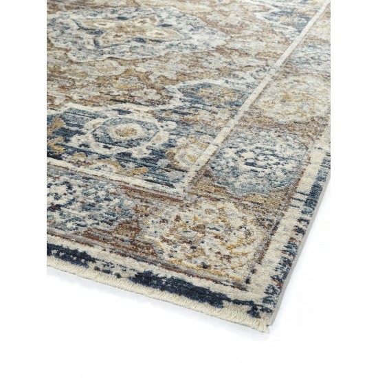 Kaleen Eddison Collection Multi Navy Area Rug 3'11" x 5'3"