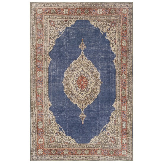 Kaleen Boho Patio Collection Dark Denim Area Rug 5' x 7'6"