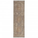 Kaleen Boho Patio Collection Light Taupe Throw Rug 2' x 3'