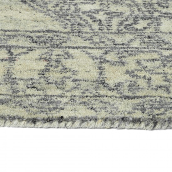 Kaleen Effete Collection Light Grey Runner 2'6" x 8'