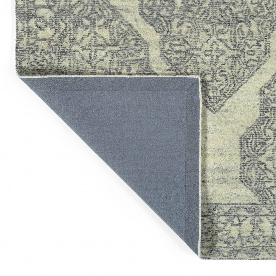 Kaleen Effete Collection Light Grey Runner 2'6" x 8'