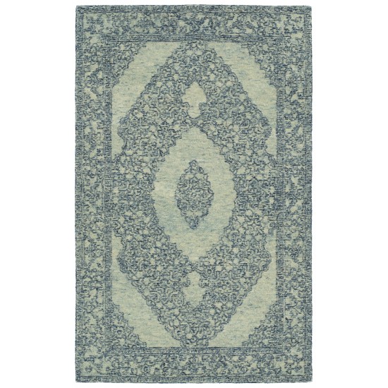 Kaleen Effete Collection Dark Navy Throw Rug 2' x 3'