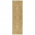 Kaleen Boho Patio Collection Bright Gold Runner 2'3" x 7'6"