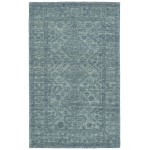 Kaleen Effete Collection Dark Blue Area Rug 5'6" x 8'6"