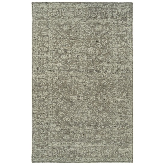 Kaleen Effete Collection Dark Taupe Throw Rug 2' x 3'