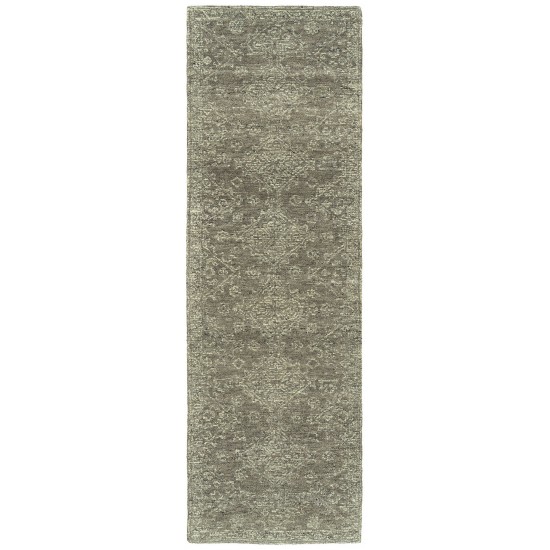 Kaleen Effete Collection Dark Taupe Throw Rug 2' x 3'