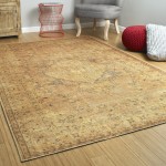 Kaleen Boho Patio Collection Bright Gold Area Rug 8' x 10'