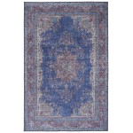 Kaleen Boho Patio Collection Blue Denim Runner 2'3" x 7'6"