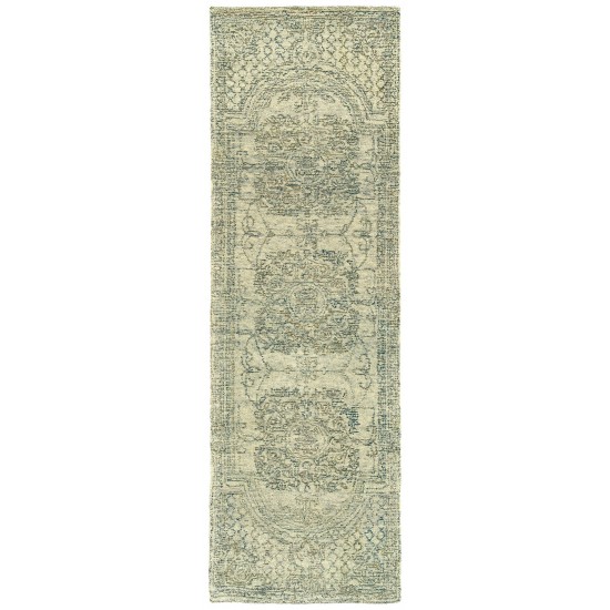 Kaleen Effete Collection Light Ivory Throw Rug 2' x 3'