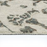 Kaleen Elijah Collection Linen Emerald Runner 2'6" x 8'