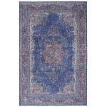 Kaleen Boho Patio Collection Blue Denim Area Rug 8' x 10'