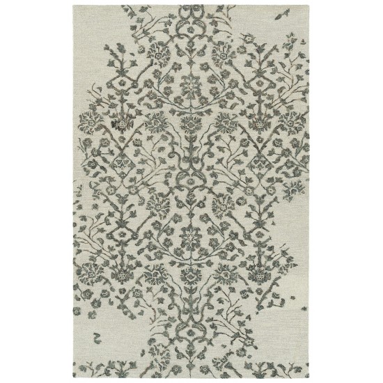 Kaleen Elijah Collection Linen Emerald Area Rug 4' x 6'