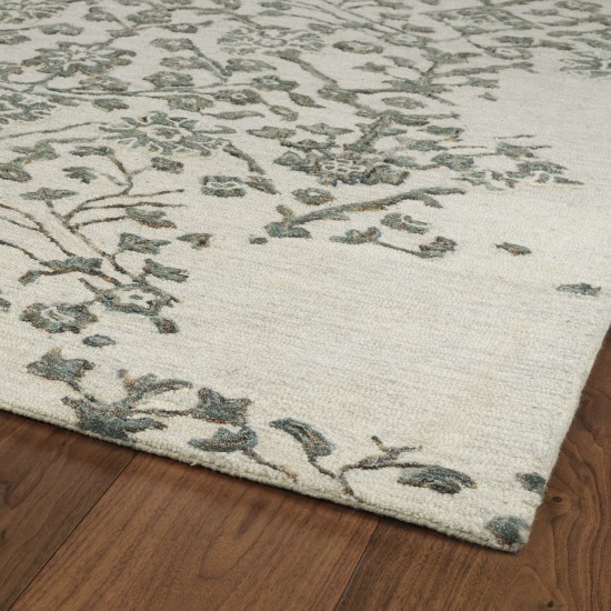 Kaleen Elijah Collection Linen Emerald Area Rug 4' x 6'